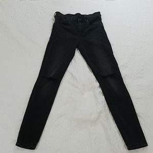 BLANKNYC black high waisted skinny jeans size 27
